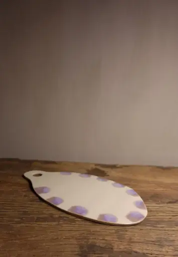 Ronde tapasplank met handvat (type 3)